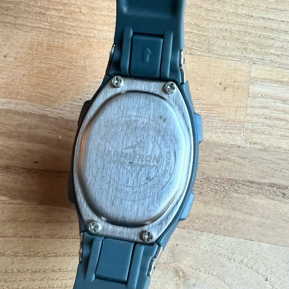 Armitron ladies gray and pink digital sport watch NEW BATTERY